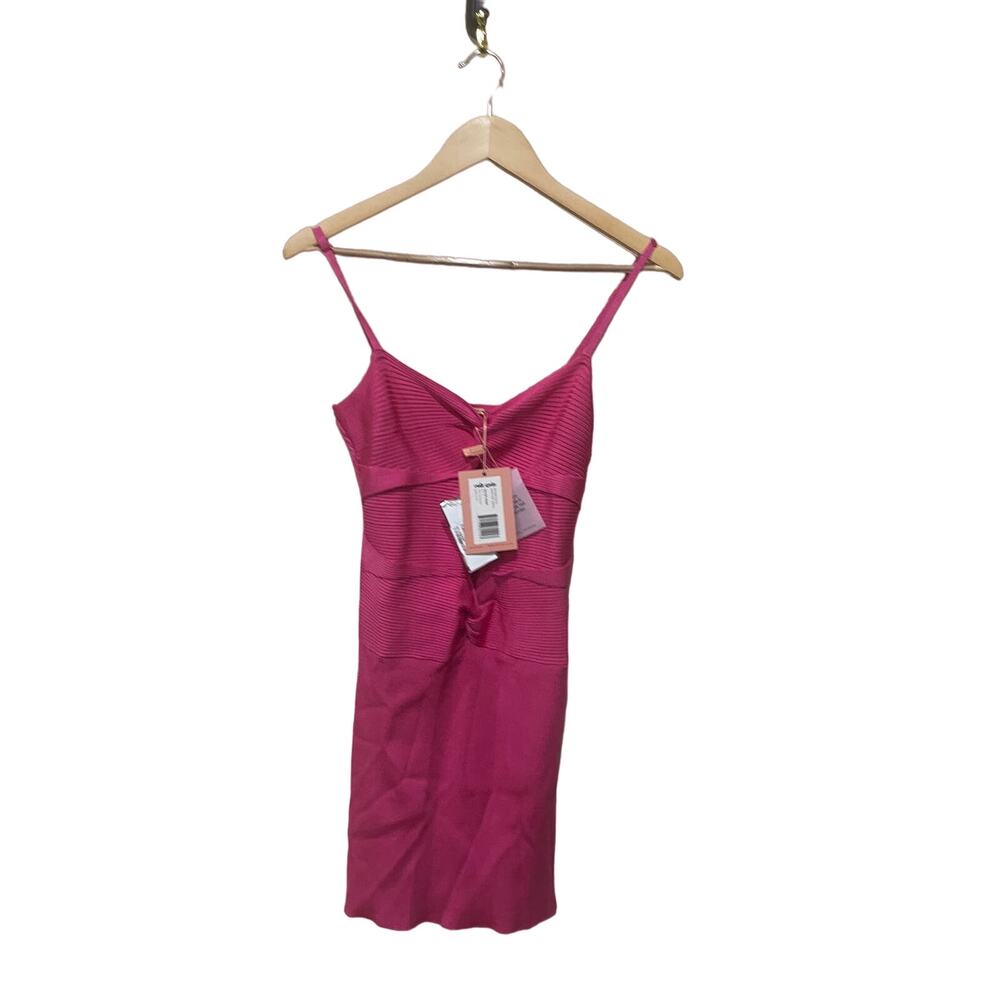 CULT GAIA Zenda Knotted Rib Knit Mini Dress Size XL - Picture 7 of 8